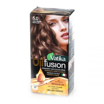 Vatika Hair Colouring Kit Light Brown