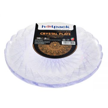 Hotpack Crystal Plate 30cm 5pcs