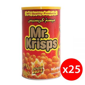 Mr.krisps Cheese Balls 25x15gm