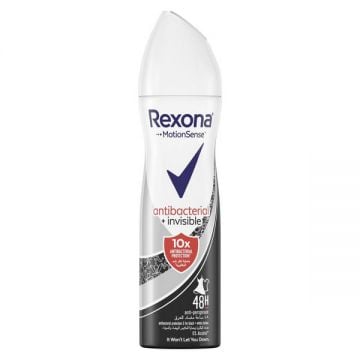 Rexona Women Antiperspirant Deodorant Antibacterial + Invisible