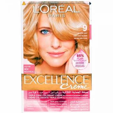 L Oreal Paris Excellence 9 Light Blonde Haircolor