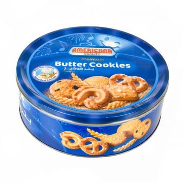 Americana Butter Cookies Tins Blue 908gm