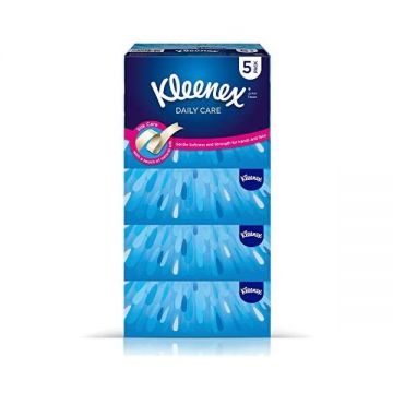 Kleenex Facial Tissue Daily Care 170 Sheets Pack Of 5