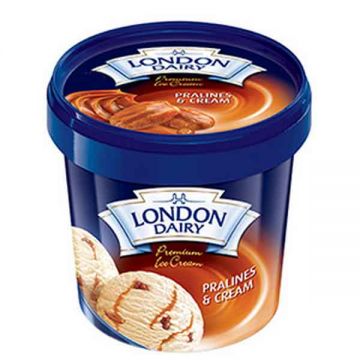 London Dairy Ice Cream Praline & Cream Cups