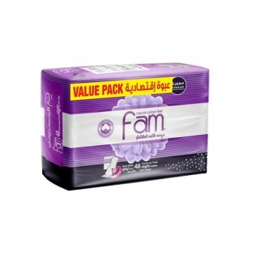 Fam Maxi With Wings Night 48 Pads
