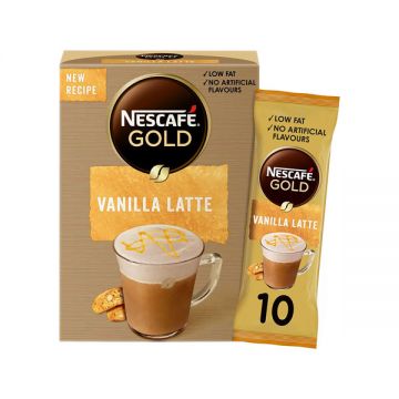 Nescafe Gold Vanilla Latte 10x18.5gm