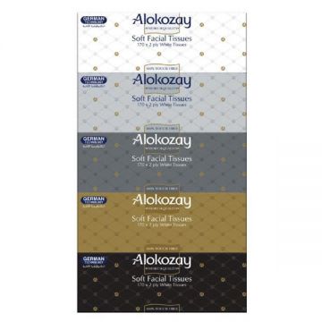 Alokozay Facial Tissue 170 Sheets Pack Of 5