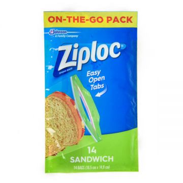 Ziploc Sandwich Bags 14S