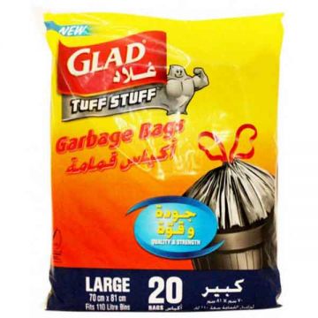 Glad Garbage Bag Large Dstring 110L 20