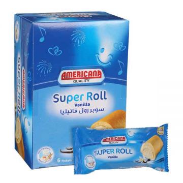 Americana Super Roll Vanilla 6x60gm