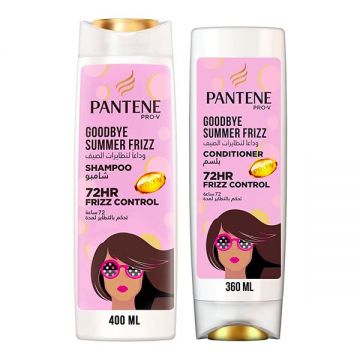 Pantene Anti frizz Shampoo 400ml+conditoner 360ml