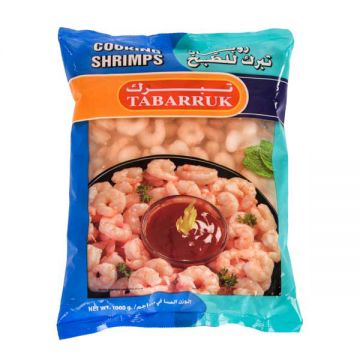 Tabarruk Frozen Cooking Shrimps 1000gm