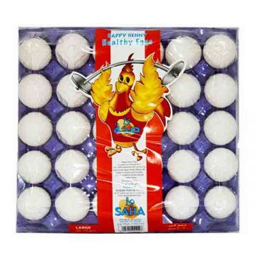 Saha Fresh Eggs White Large 30s