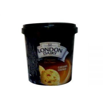 London Dairy Ice Cream Cup Caramel Crunch