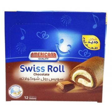 Americana Swiss Roll Chocolate