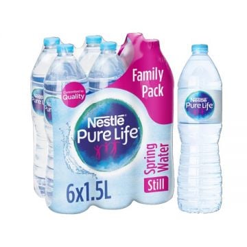 Nestle Pure Life Drinking Water 6x1.5ltr