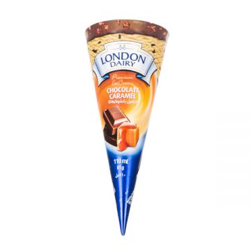 London Dairy Cone Ice Cream Caramel 110ml