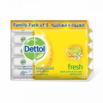 Dettol Fresh Anti Bacterial Skin Wipes