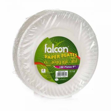 Falcon Pack Paper Plate 9inch(100s)