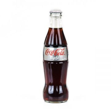 Coca Cola Soft Drink Light Glass Bottle 290ml