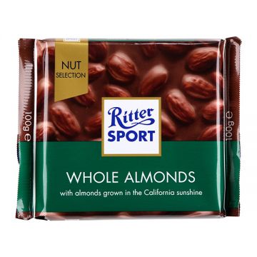 Ritter Sport  Whole Almond 100 Gm
