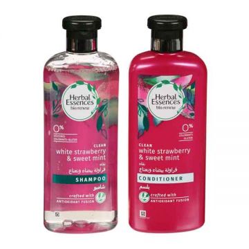 Herbal Essence Strawberry Nmint Shampoo 400m+conditioner