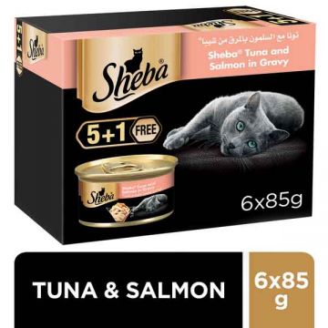 Sheba Flaked Tuna With Salmon 6Pk