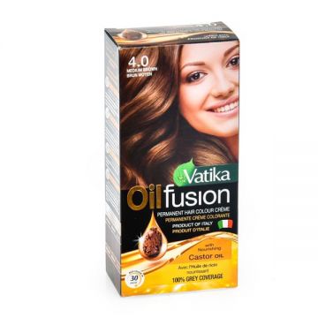 Vatika Hair Coloring Kit Medium Brown