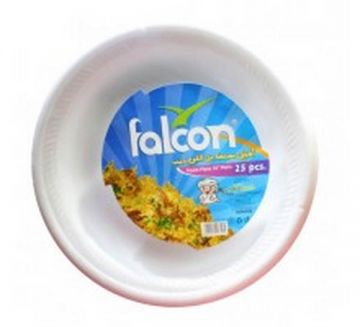Falcon Foam Plate 10" 25