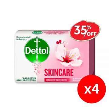 Dettol Soap Skin Care 4x120gm