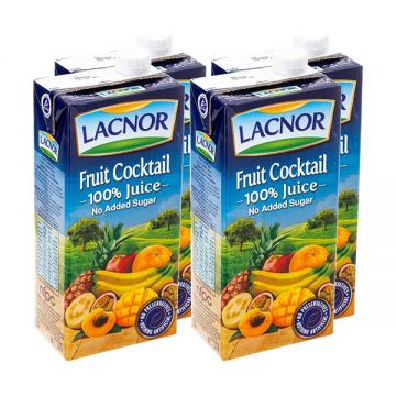 Lacnor No Sugar Added Cocktail Juice 4x1 Liter