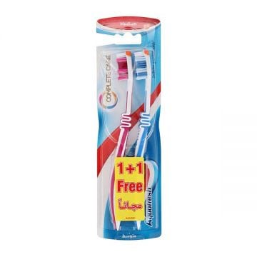 Aquafresh Toothbrush Complete Care Medium 2 Pcs