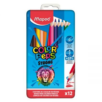 Maped Color Pencil Strong Metal 12s