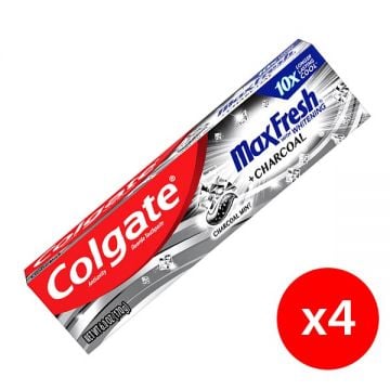 Colgate Toothpaste Max Fresh Charcoal 4x75ml