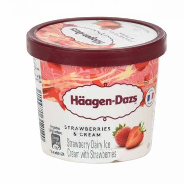 Haagen-Dazs Ice Cream Strawberry Mini Cup